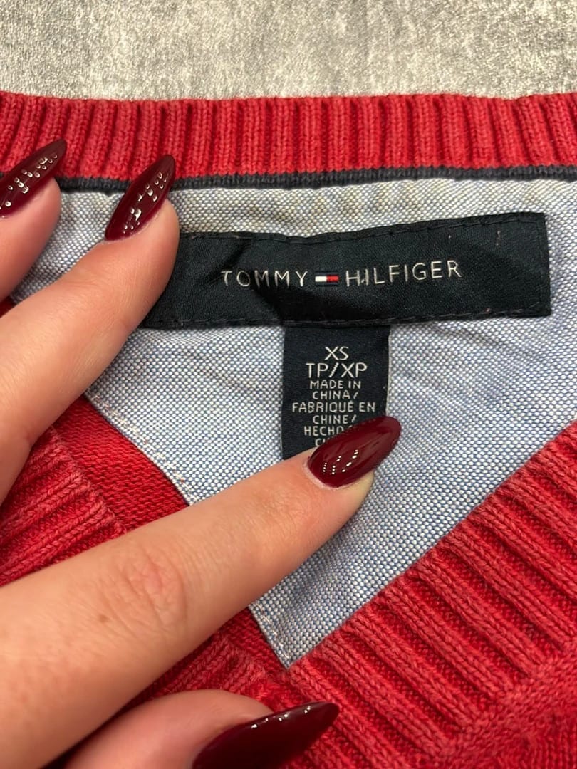 đź›’Pull Tommy Hilfiger Rouge XSđź›’