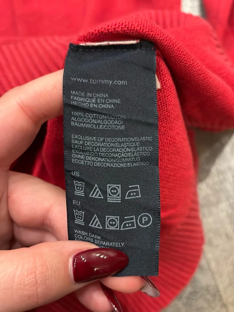 đź›’Pull Tommy Hilfiger Rouge XSđź›’