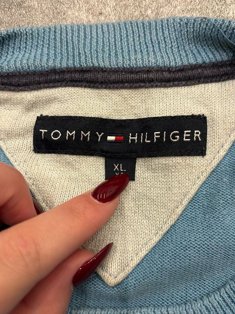 đź›’Pull Tommy Hilfiger XL Bleu Clairđź›’