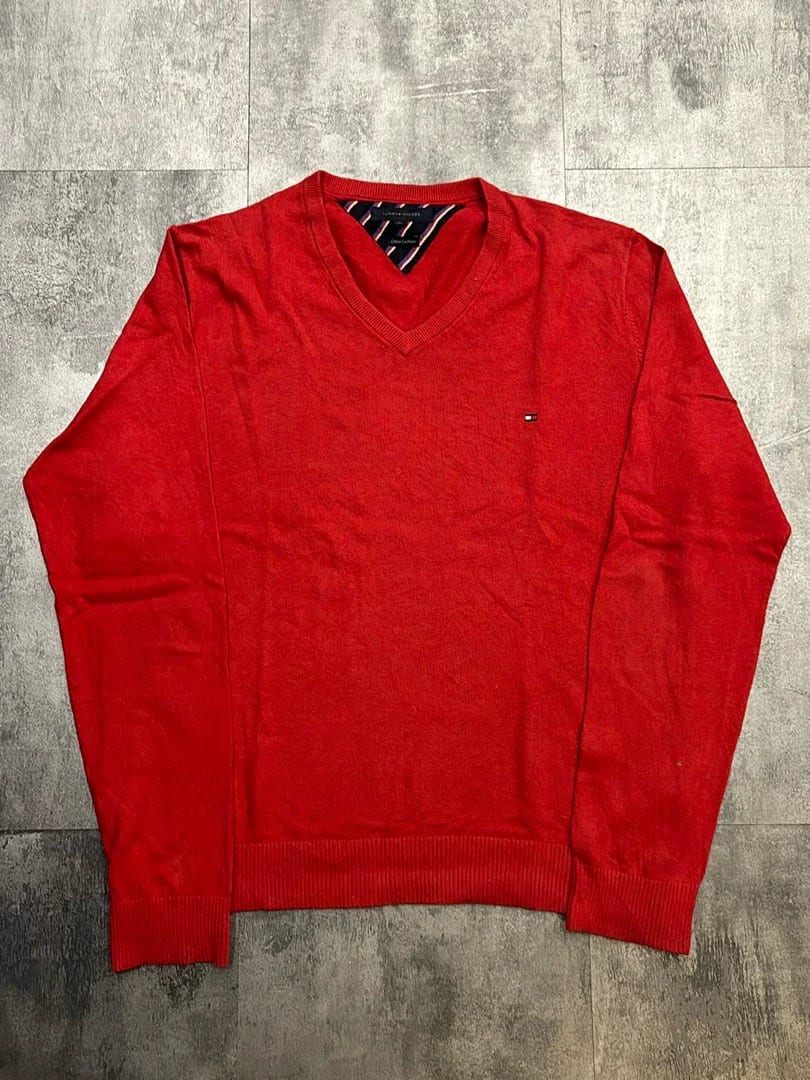 đź›’Pull Tommy Hilfiger XL Rouge vifđź›’