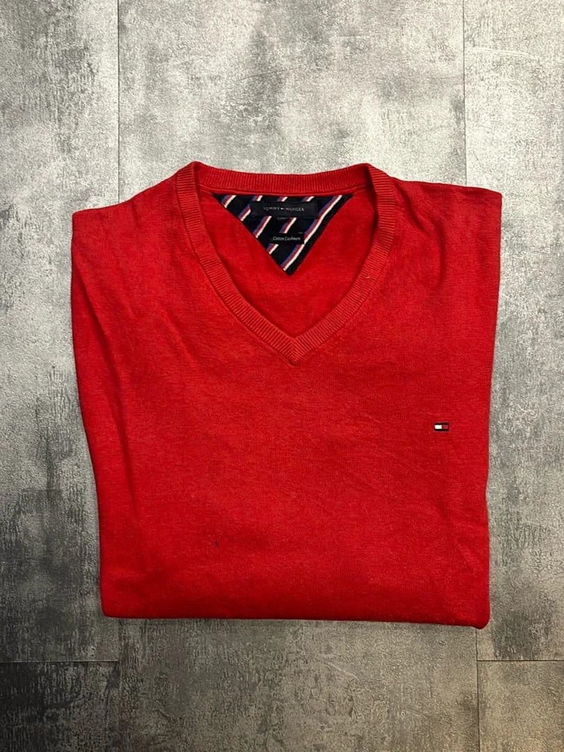 đź›’Pull Tommy Hilfiger XL Rouge vifđź›’