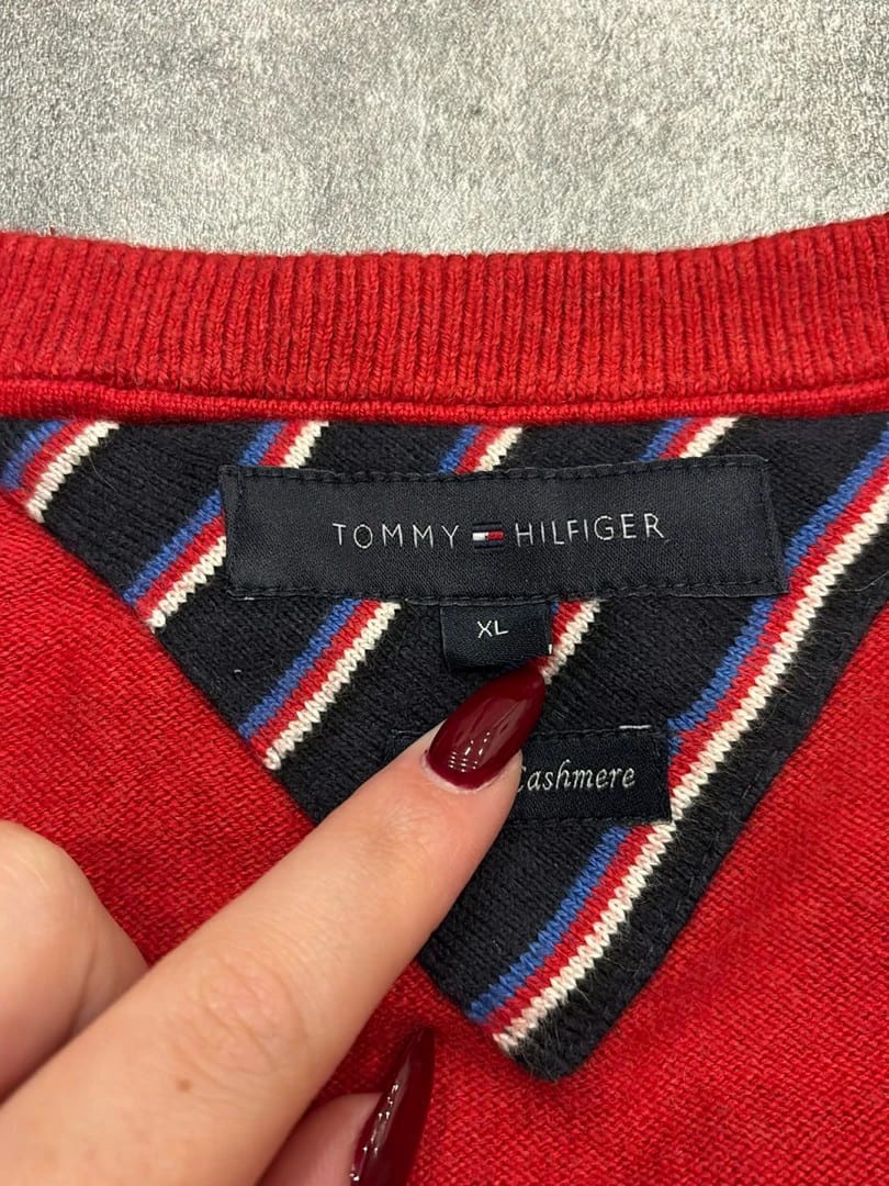 đź›’Pull Tommy Hilfiger XL Rouge vifđź›’