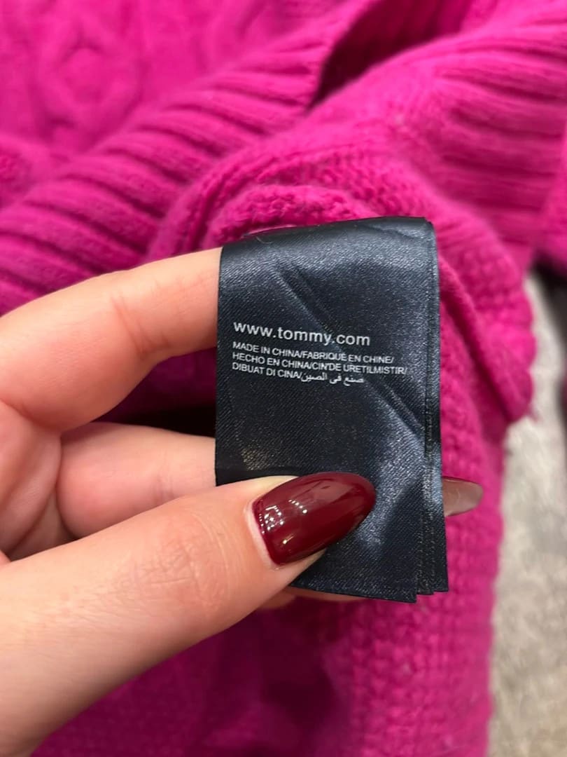 đź›’Pull Tommy Hilfiger Rose Taille Sđź›’