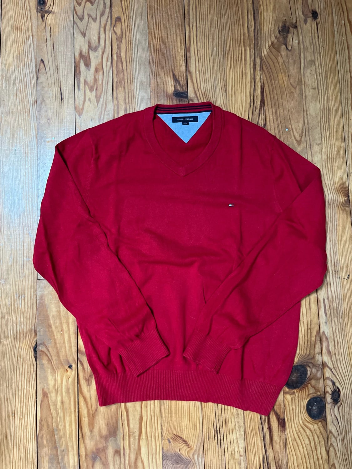 đź›’Pull Tommy Hilfiger Rouge L đź›’