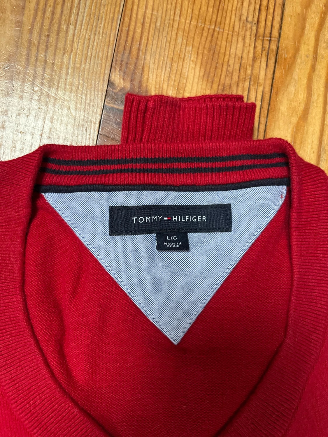 đź›’Pull Tommy Hilfiger Rouge L đź›’