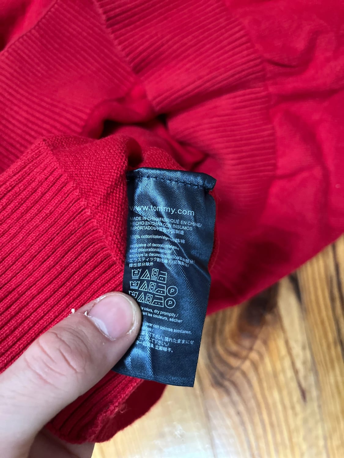 đź›’Pull Tommy Hilfiger Rouge L đź›’