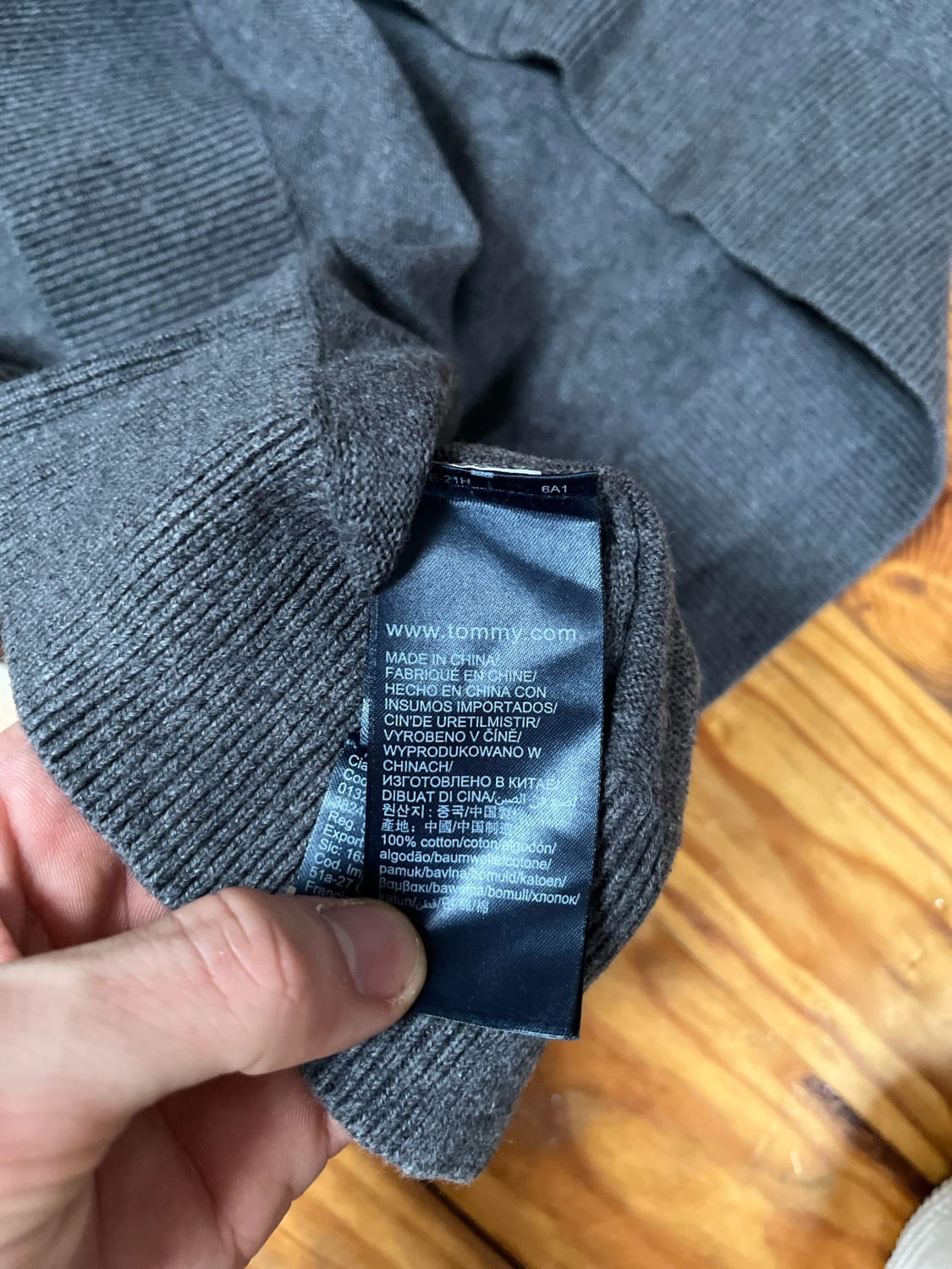 đź›’Pull Tommy Hilfiger XL Gris anthraciteđź›’