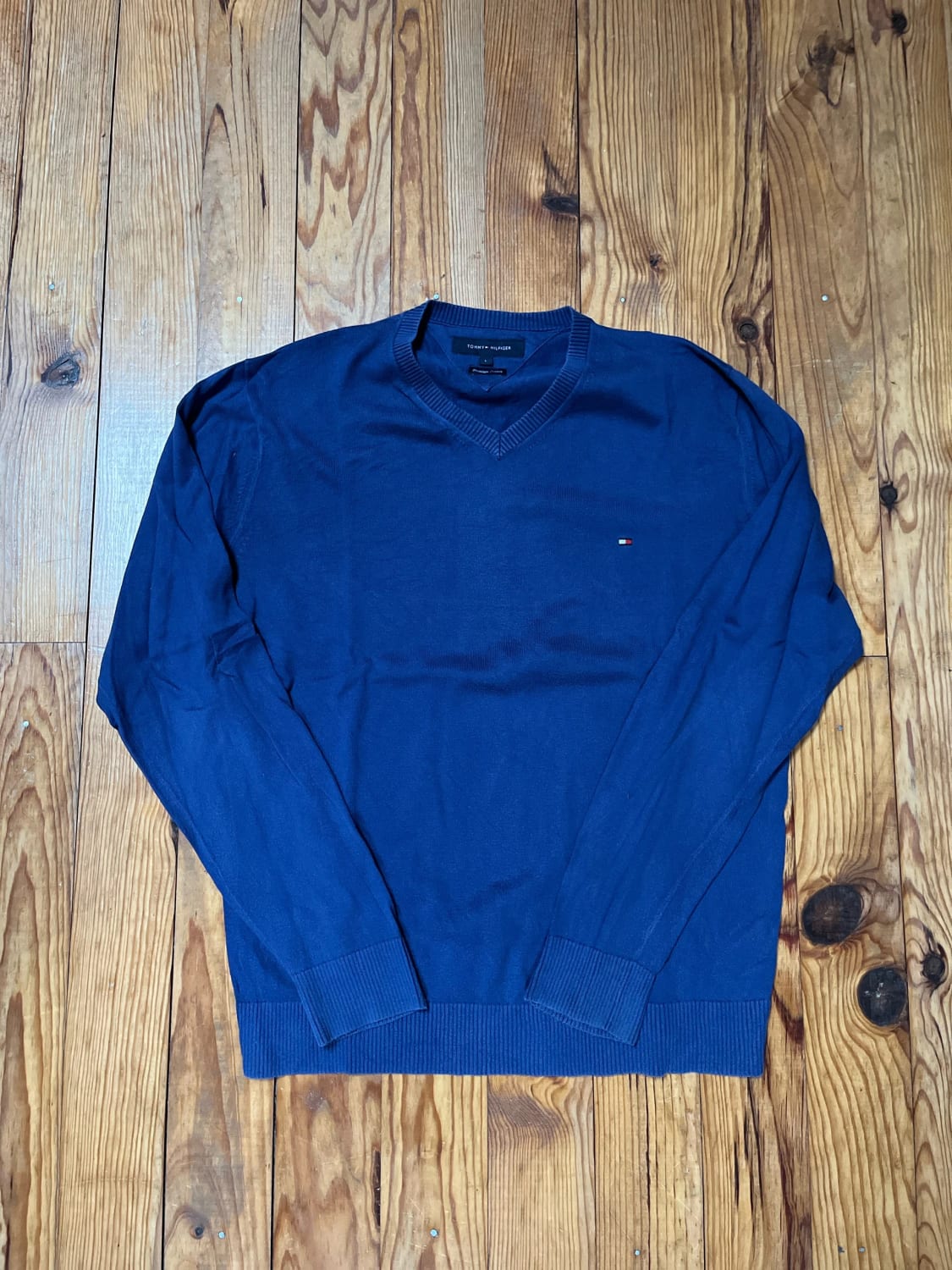 đź›’Pull Tommy Hilfiger Bleu Marine Taille L đź›’