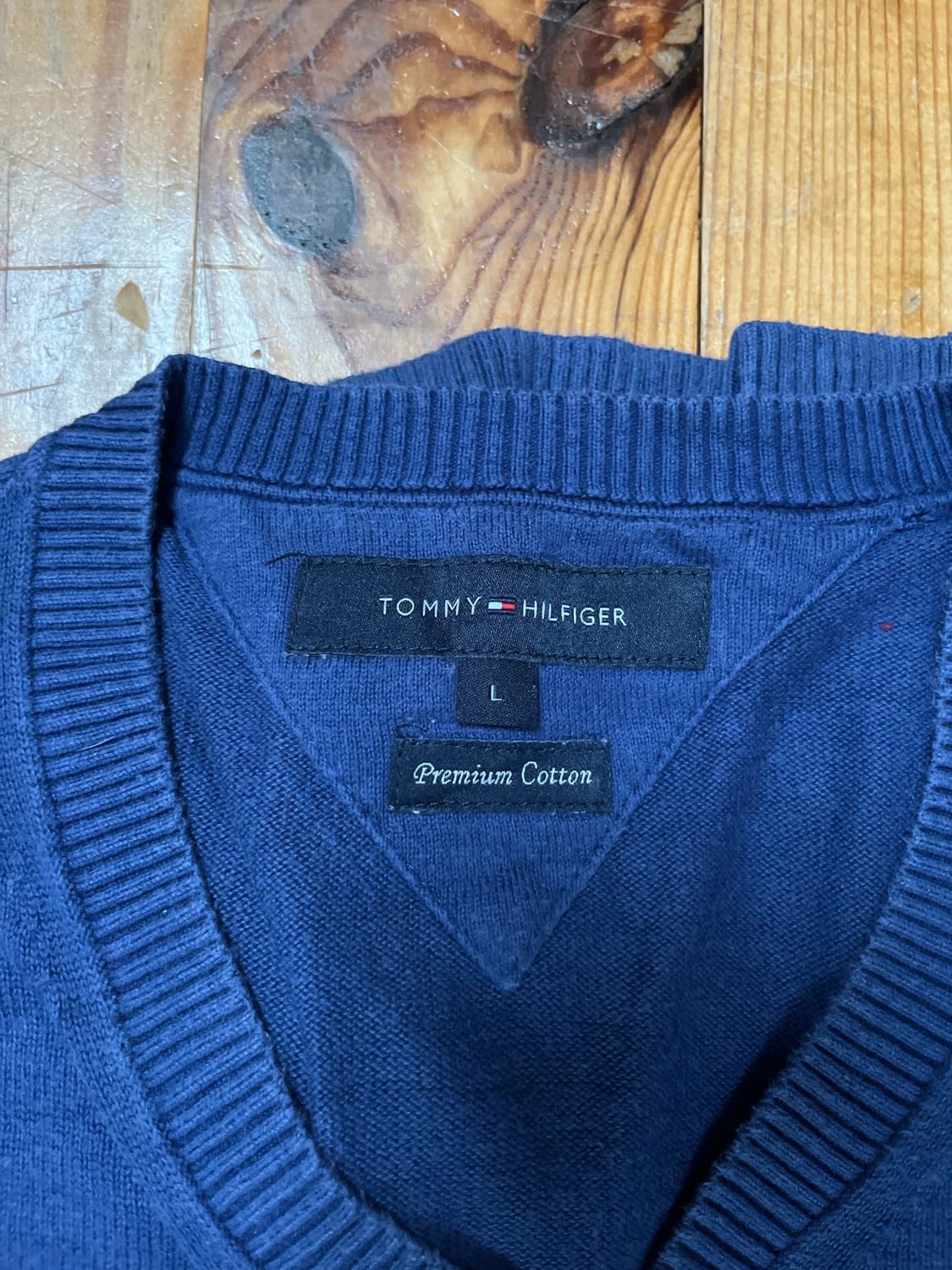 đź›’Pull Tommy Hilfiger Bleu Marine Taille L đź›’