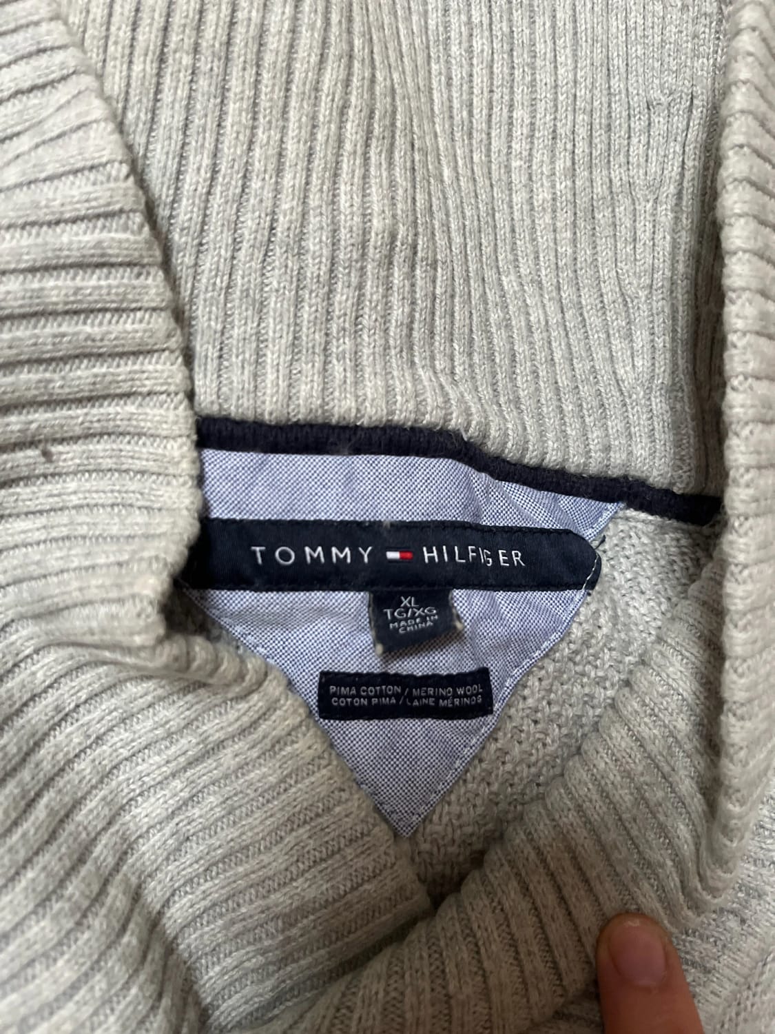 đź›’Pull Tommy Hilfiger XL Gris đź›’
