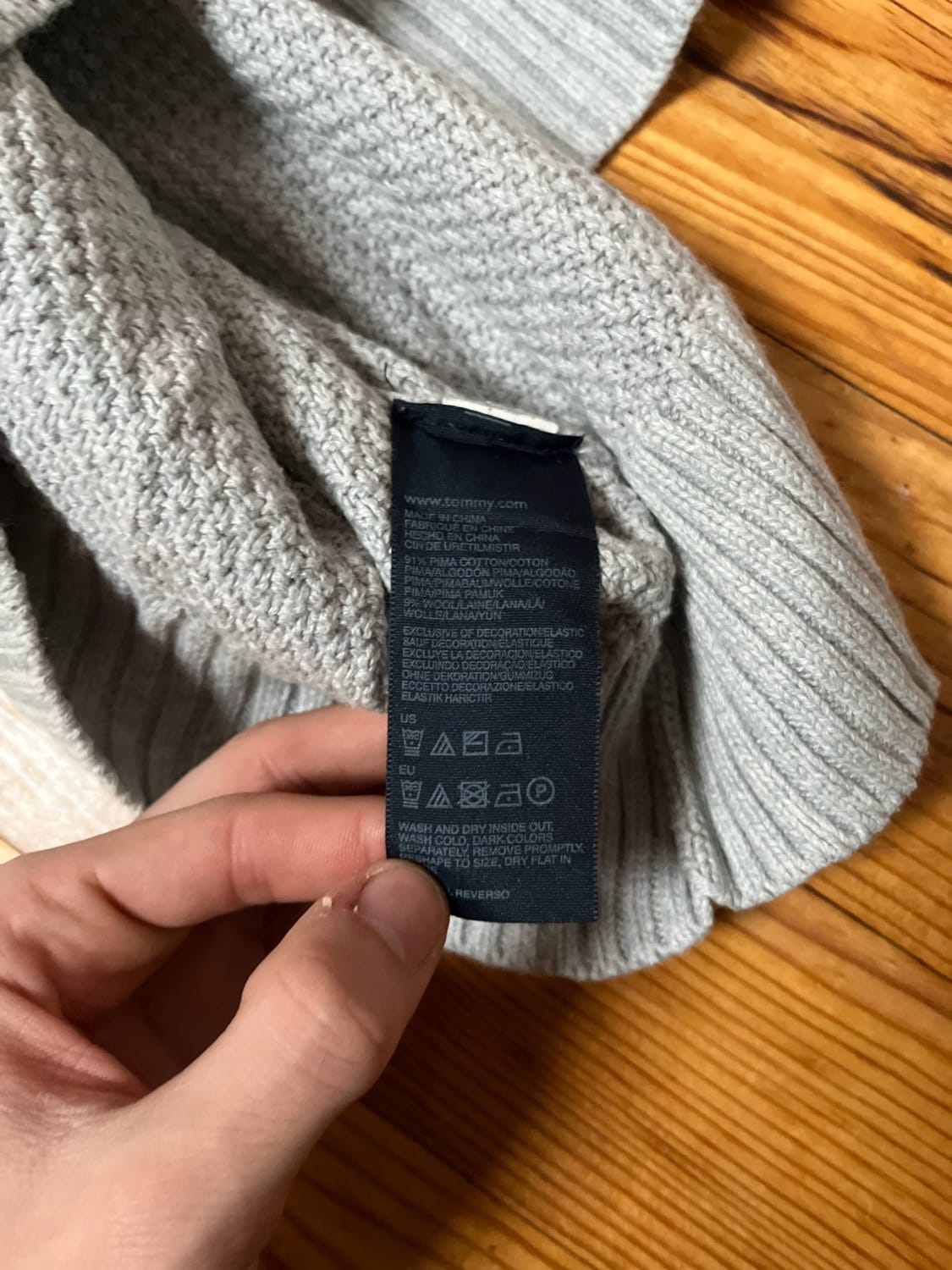 đź›’Pull Tommy Hilfiger XL Gris đź›’