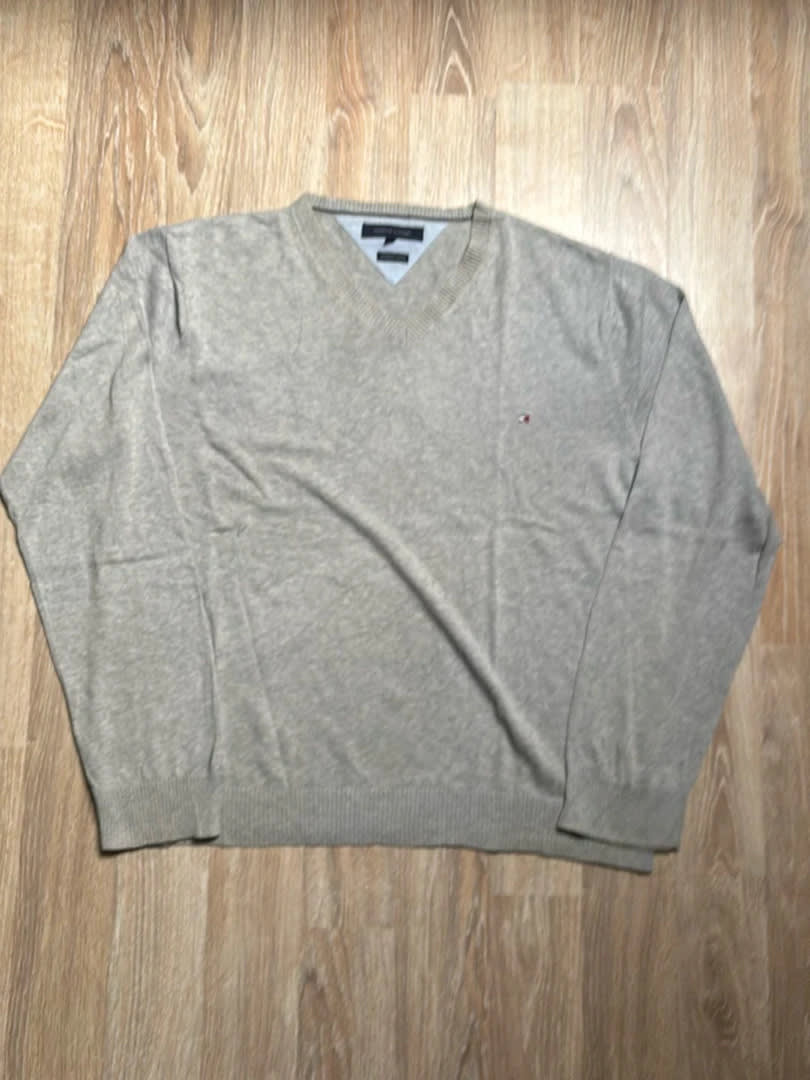 đź›’Pull Tommy Hilfiger XXL Gris Clairđź›’