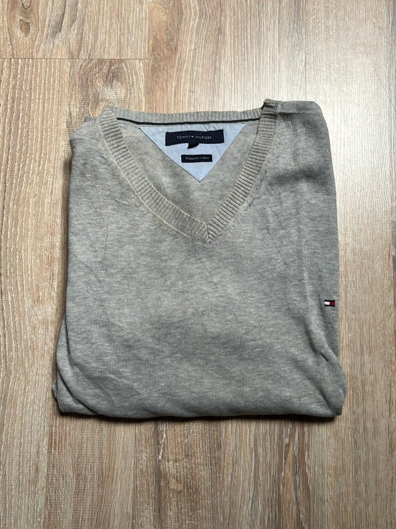 đź›’Pull Tommy Hilfiger XXL Gris Clairđź›’