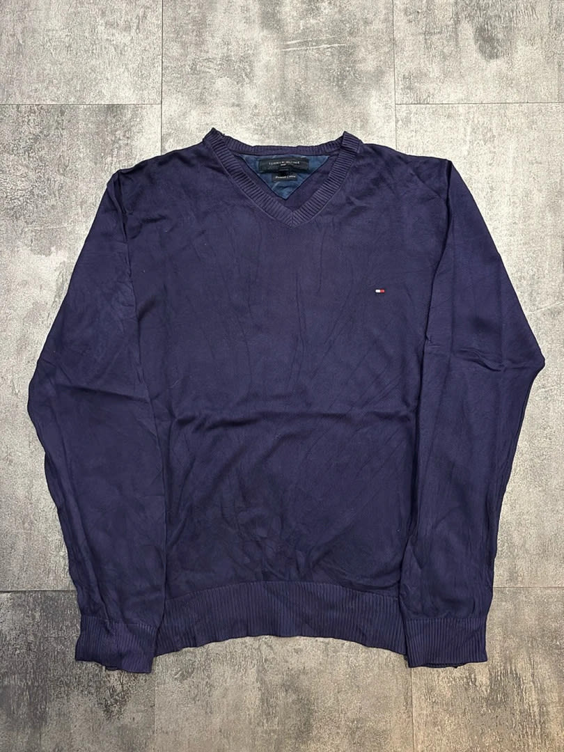 đź›’Pull Tommy Hilfiger Bleu Marine Taille Mđź›’