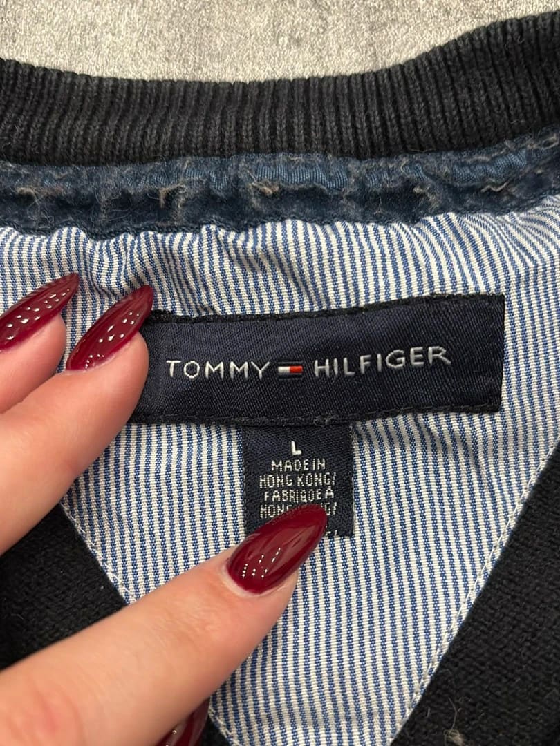 đź›’Pull Tommy Hilfiger Noir Taille Lđź›’