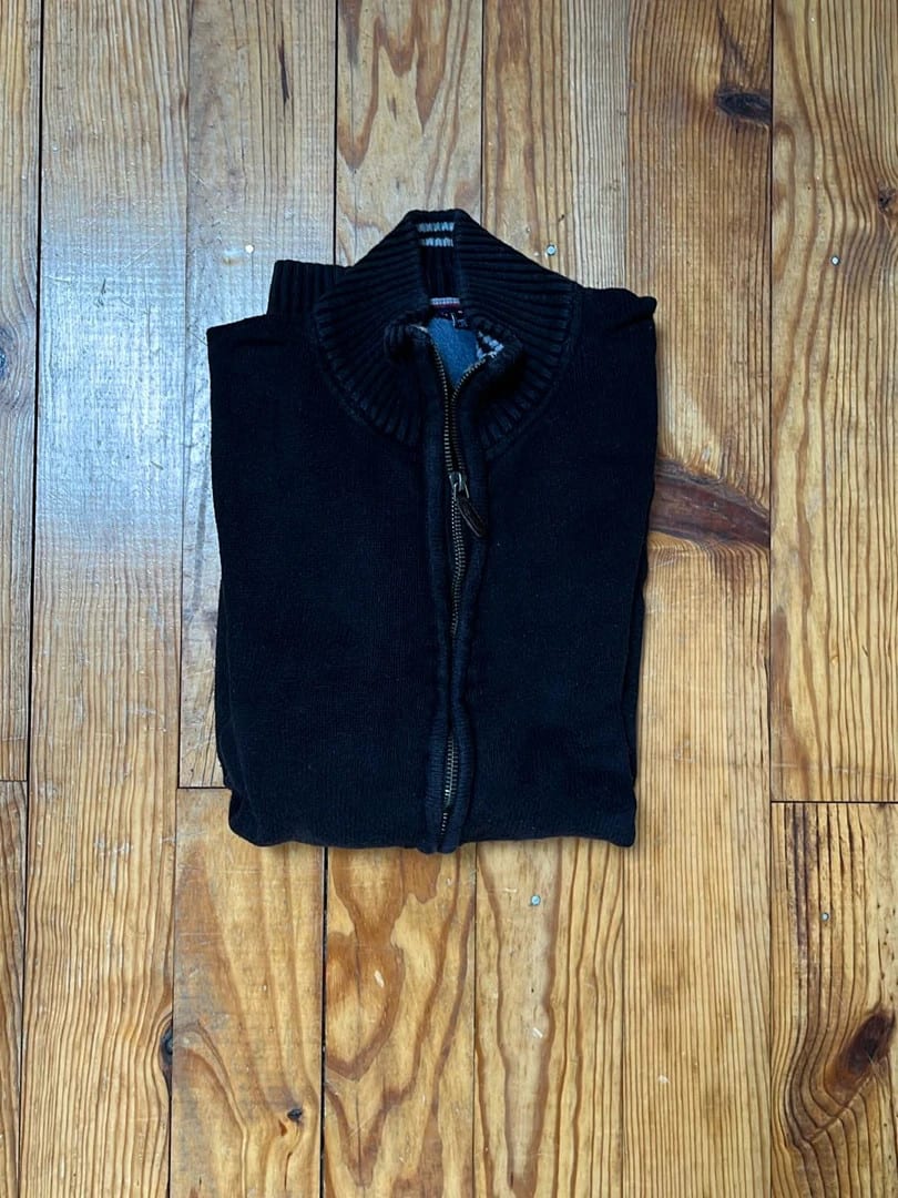 🛒Pull Tommy Hilfiger L Noir Zippé🛒