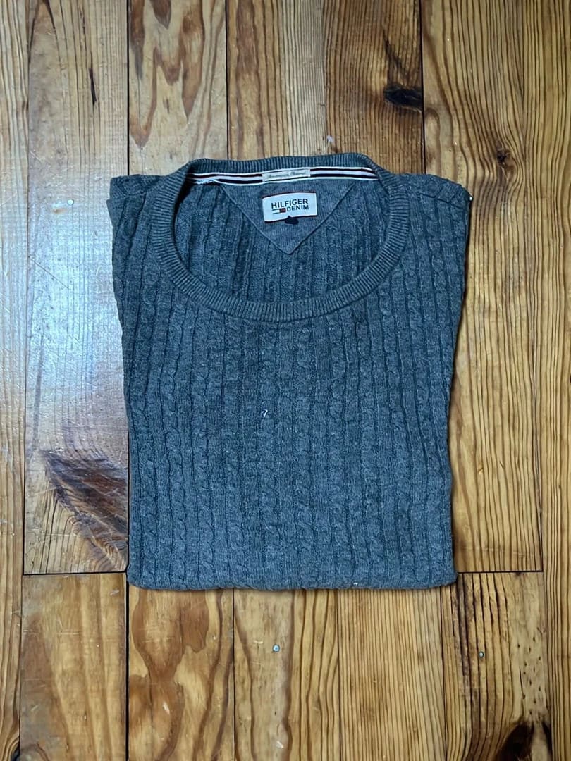 đź›’Pull Hilfiger Denim XL Gris đź›’