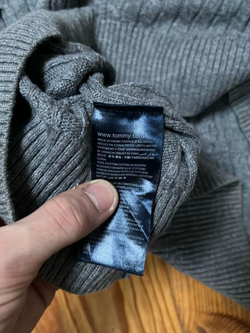đź›’Pull Hilfiger Denim XL Gris đź›’