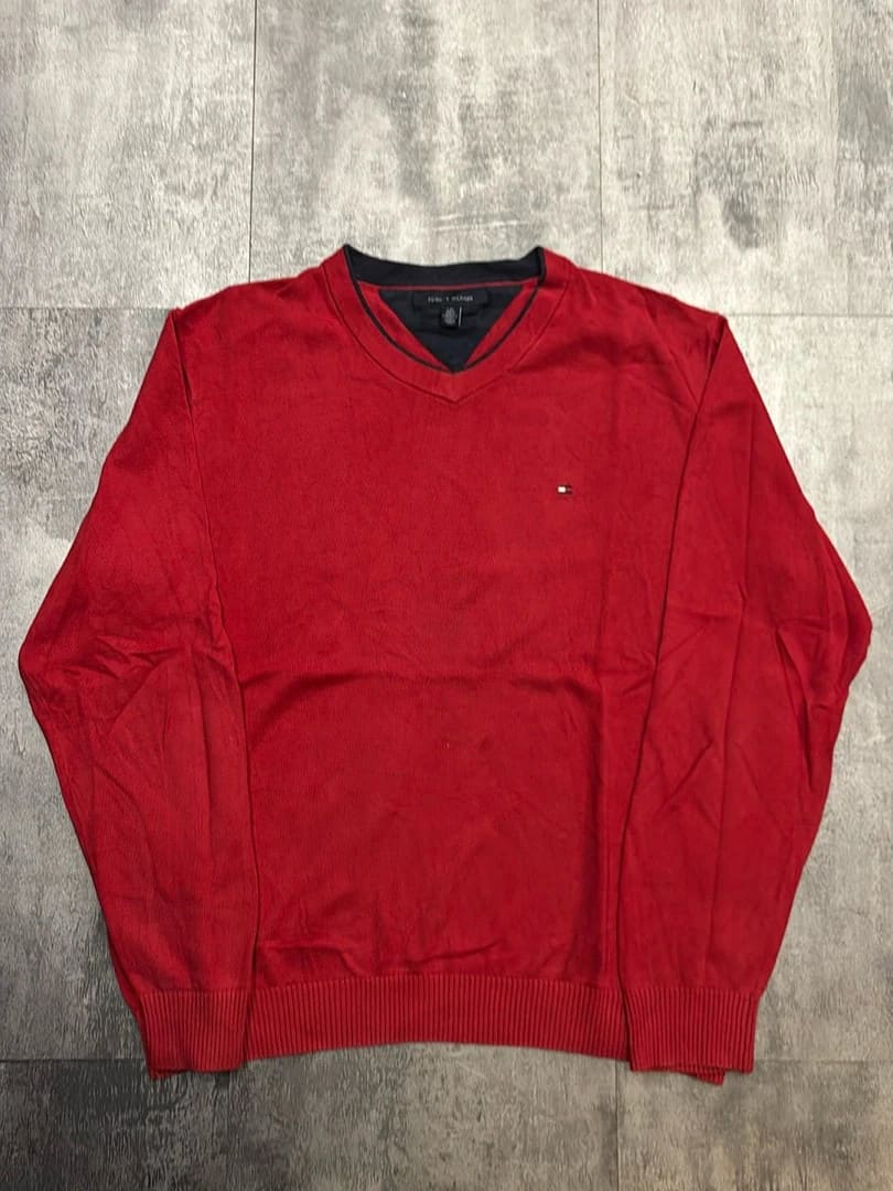 đź›’Pull Tommy Hilfiger Rouge Lđź›’