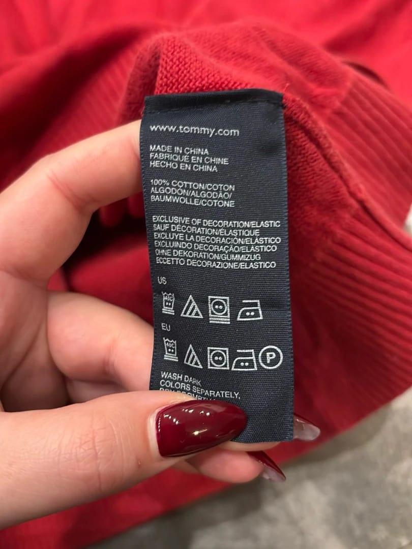 đź›’Pull Tommy Hilfiger Rouge Lđź›’