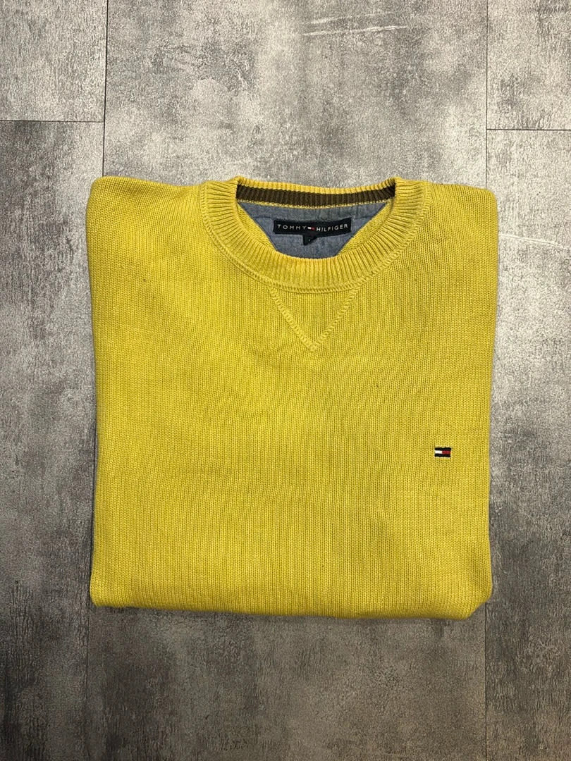đź›’Pull Tommy Hilfiger Jaune Mđź›’