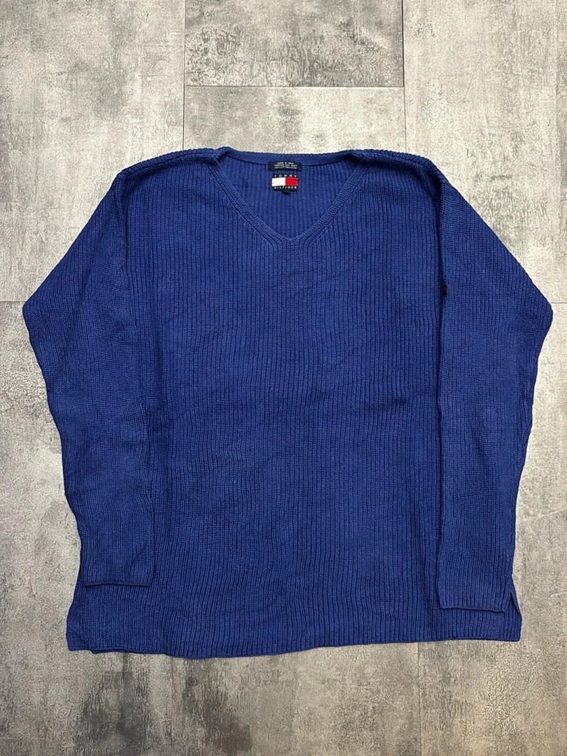 đź›’Pull Tommy Hilfiger Bleu Marine Taille Mđź›’