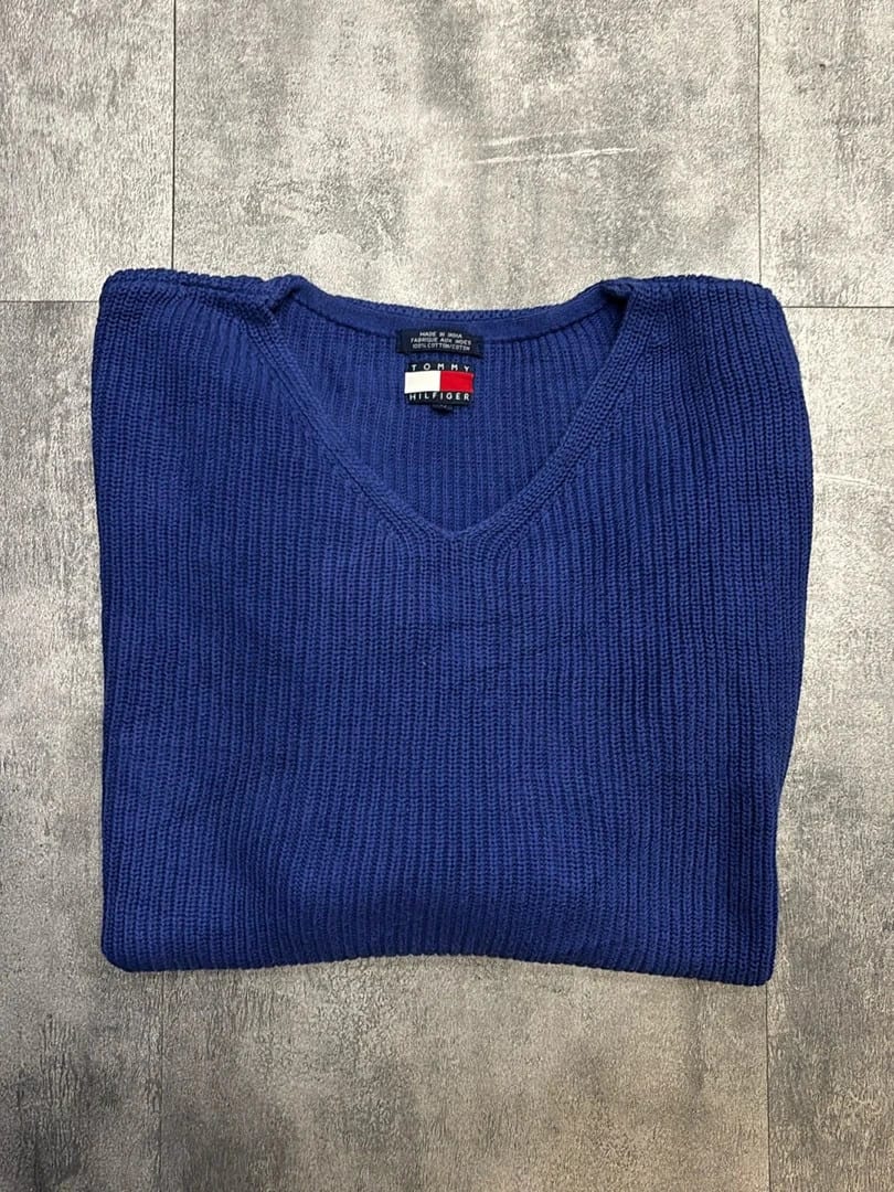 đź›’Pull Tommy Hilfiger Bleu Marine Taille Mđź›’