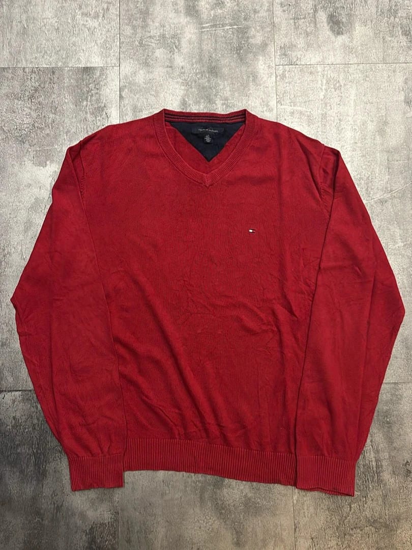 đź›’Pull Tommy Hilfiger Rouge Lđź›’
