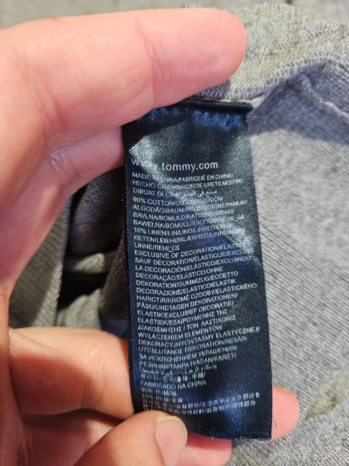 đź›’Pull Tommy Hilfiger M Grisđź›’