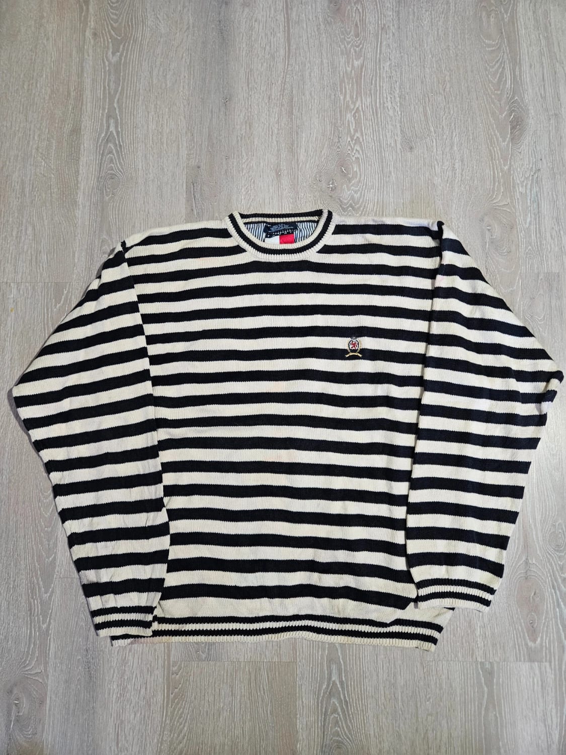 🛒Pull Tommy Hilfiger rayé L🛒