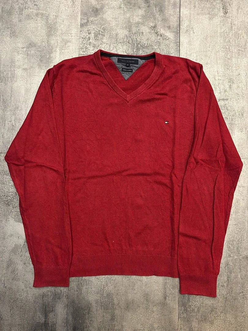 đź›’Pull Tommy Hilfiger Rouge XXLđź›’