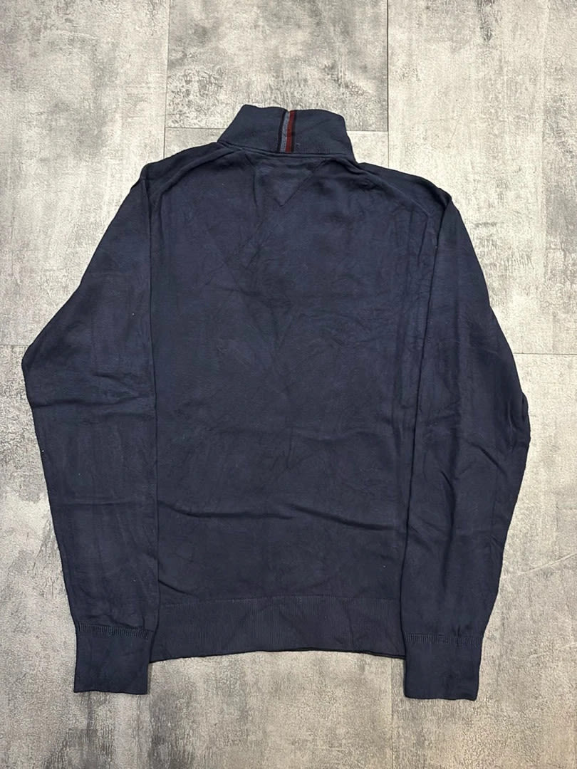 🛒Pull Tommy Hilfiger XL Bleu Marine Zippé🛒