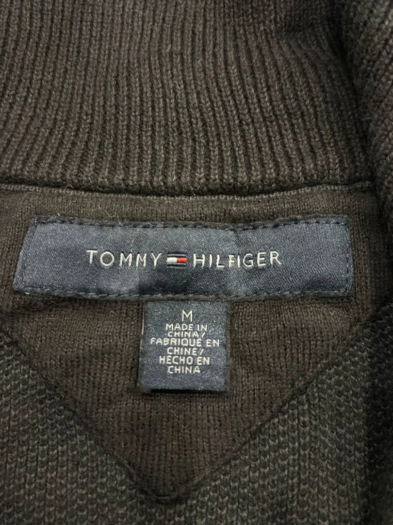🛒Pull Tommy Hilfiger Taille M Noir Zippé🛒