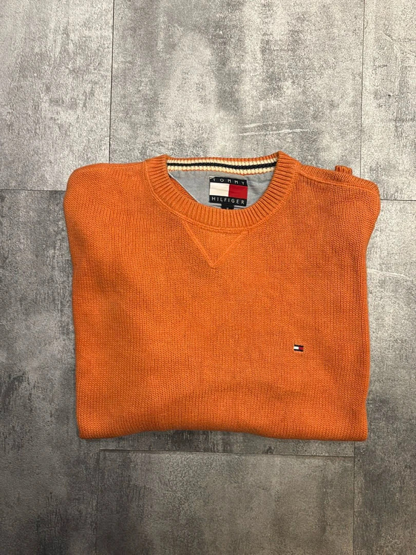 đź›’Pull Tommy Hilfiger Orange Taille Mđź›’