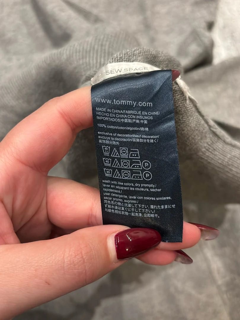 đź›’Pull Tommy Hilfiger Gris Taille Mđź›’
