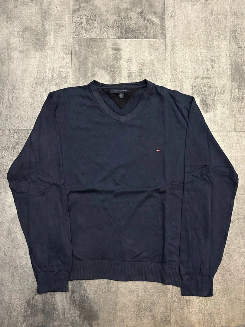 đź›’Pull Tommy Hilfiger Bleu Marine Taille Lđź›’