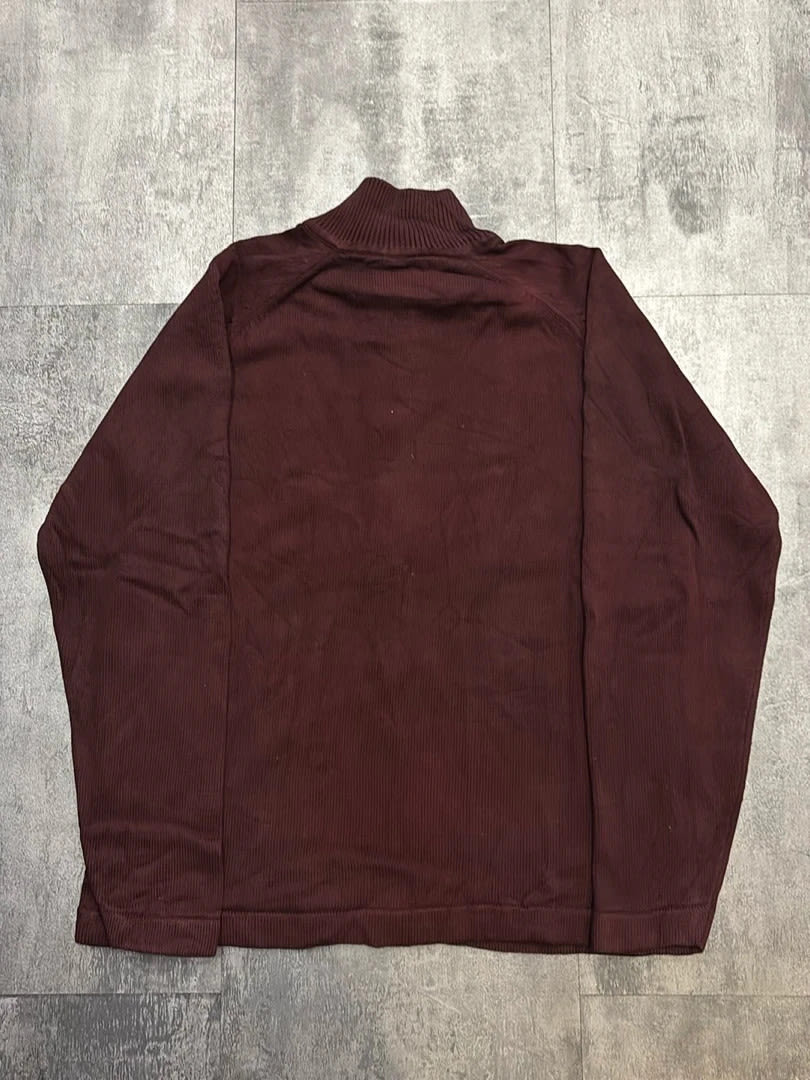 🛒Pull Tommy Hilfiger Taille M Bordeaux Zippé🛒