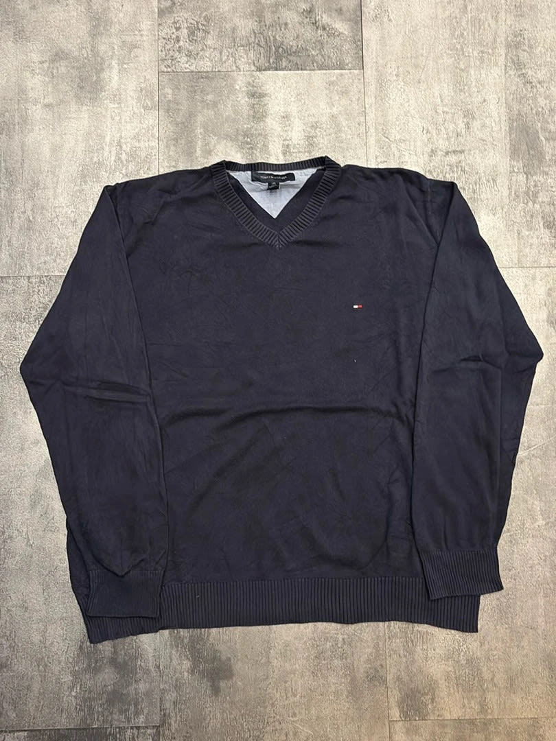đź›’Pull Tommy Hilfiger Bleu Marine Taille Lđź›’