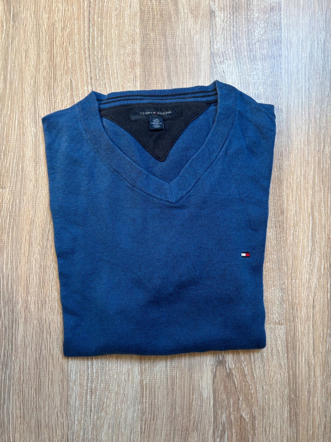 đź›’Pull Tommy Hilfiger Bleu Marine Taille Lđź›’