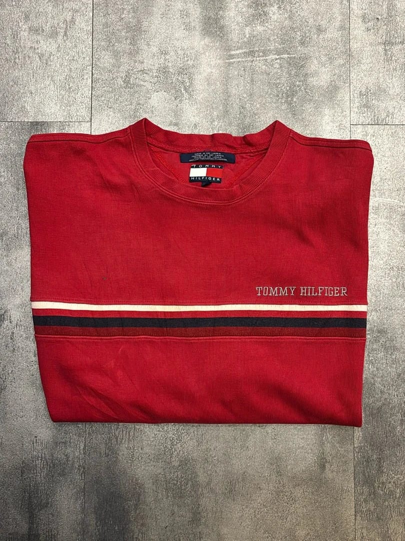 đź›’T-shirt Tommy Hilfiger Rouge Taille Lđź‘• đź›’