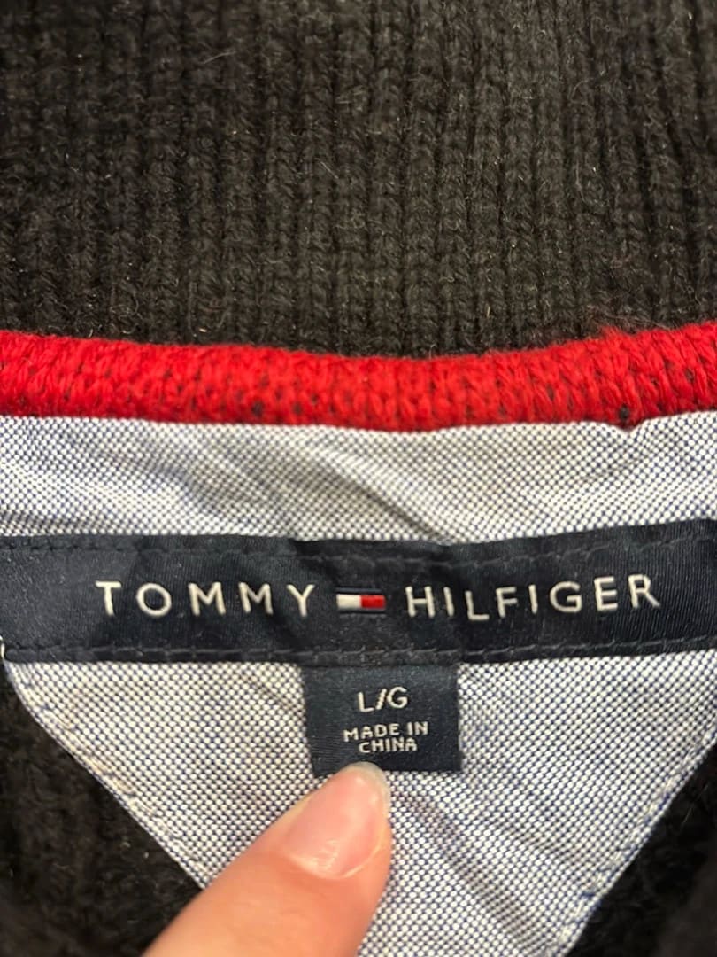 đź›’Pull Tommy Hilfiger Noir Taille Lđź›’