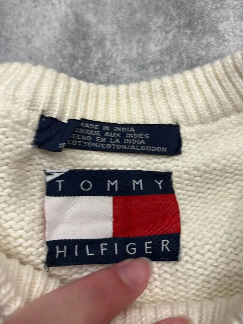 đź›’Pull Tommy Hilfiger Blanc Mđź›’