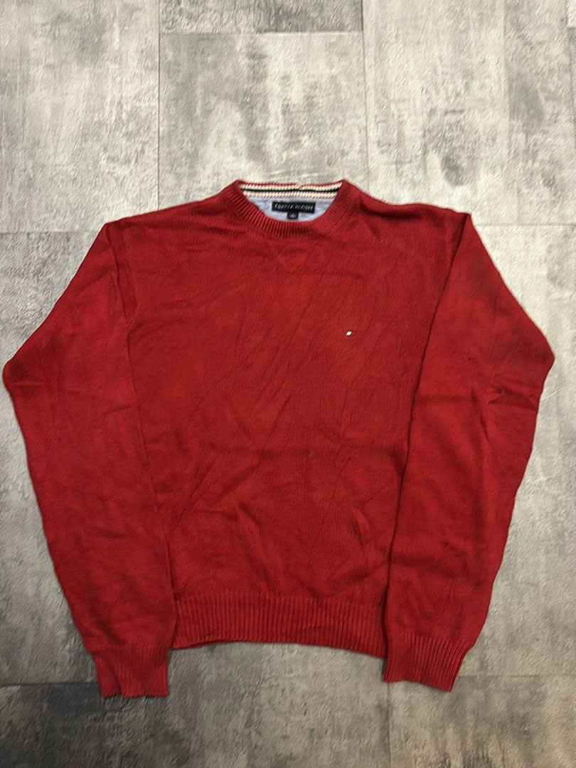 đź›’Pull Tommy Hilfiger Rouge Mđź›’