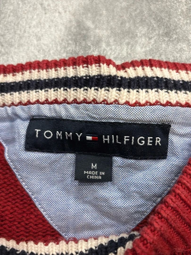 đź›’Pull Tommy Hilfiger Rouge Mđź›’