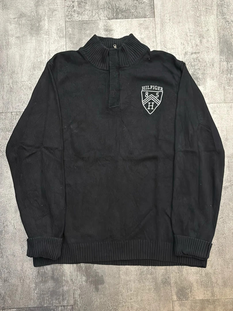 đź›’Pull Tommy Hilfiger Noir Taille XXLđź›’