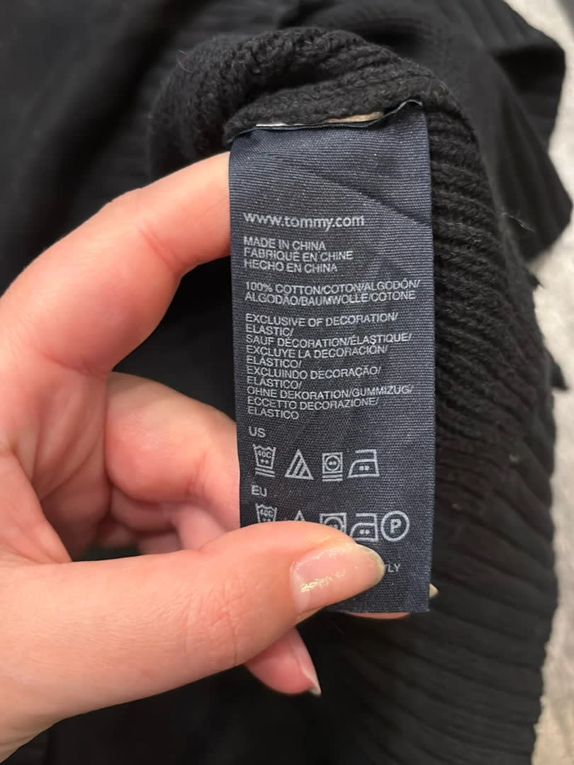 đź›’Pull Tommy Hilfiger Noir Taille XXLđź›’