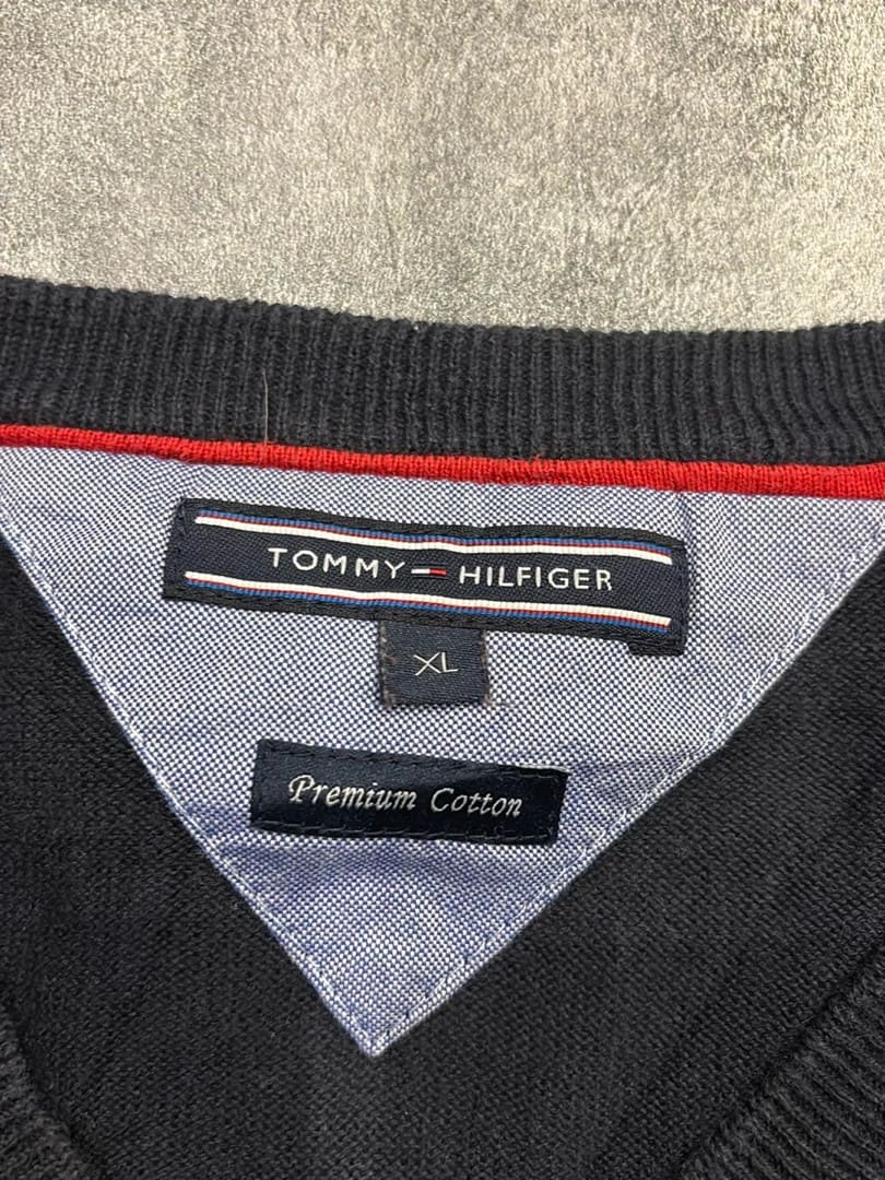 đź›’Pull Tommy Hilfiger XL Noir Col Vđź›’