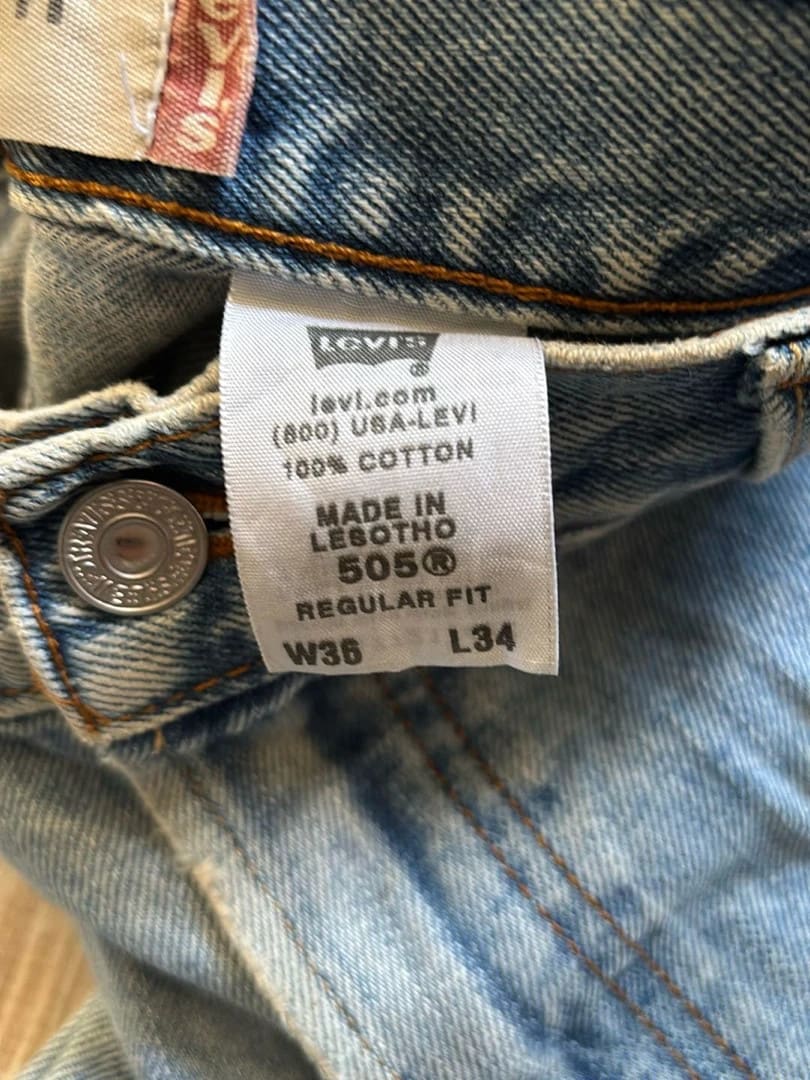 đź›’Jeans Levi's 505 W36 L34đź›’