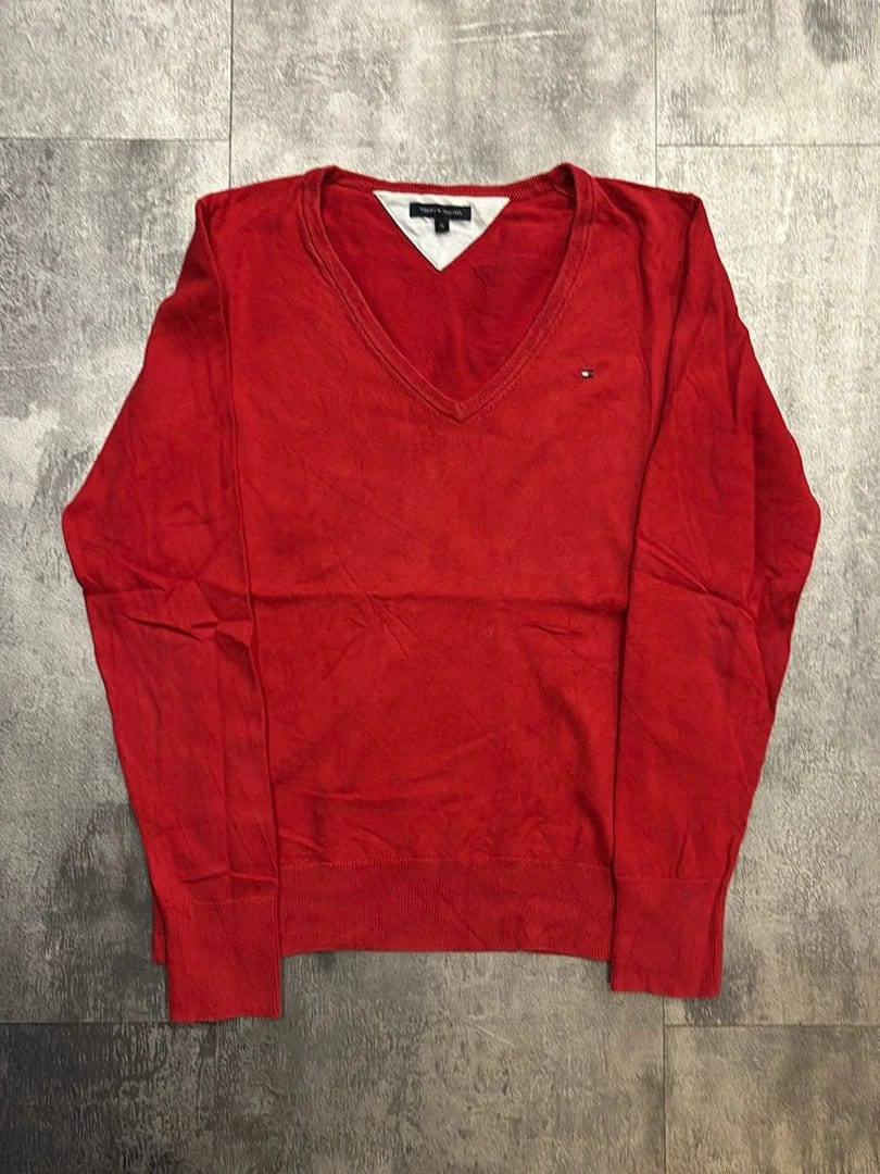 đź›’Pull Tommy Hilfiger Rouge Taille Mđź›’