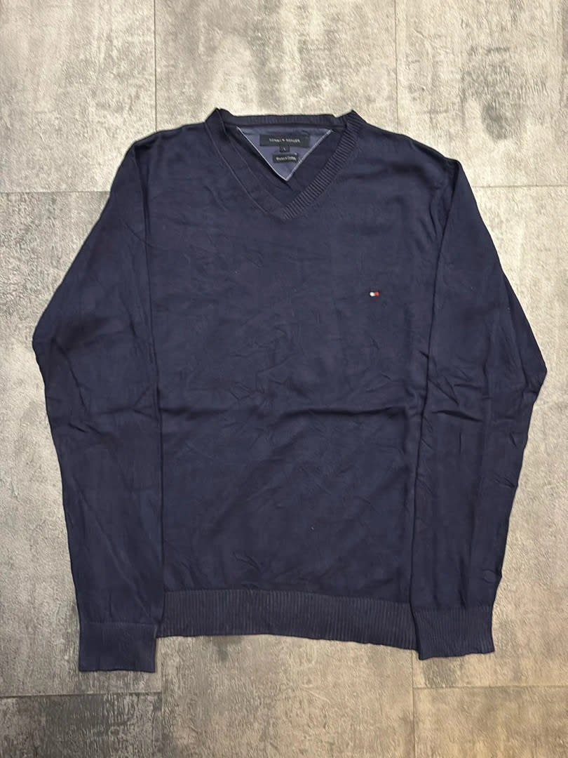đź›’Pull Tommy Hilfiger Bleu Marine Taille Lđź›’